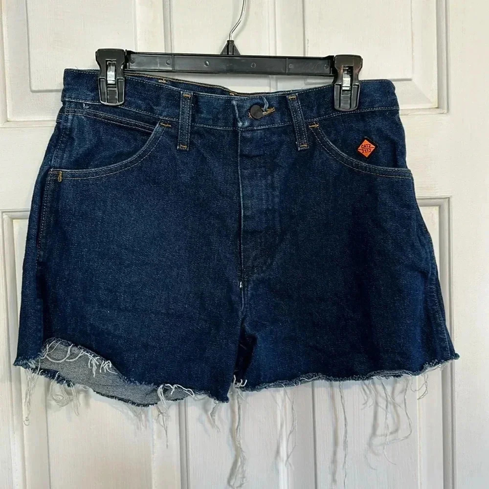 Wrangler Fire Resistant Cut off denim shorts 30x32